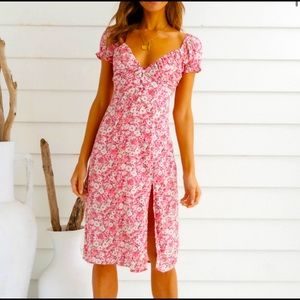 Hello Molly midi floral dress